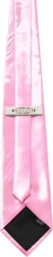 Miniatura 26 de Soophen corbata para hombre 3.75 pulgadas de color sólido