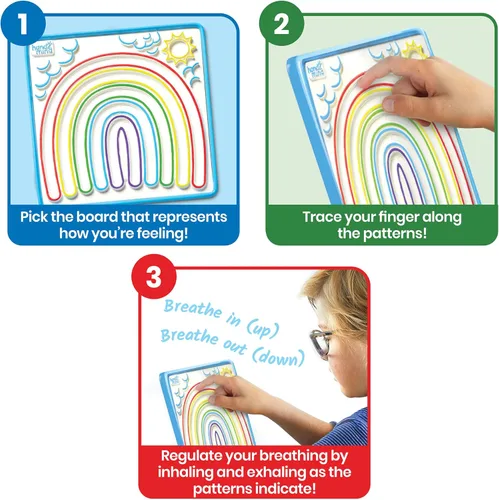 Miniatura 3 de hand2mind Tableros de laberinto consciente, juguetes sensoriales táctiles para niños pequeños, artículos para aliviar la ansiedad, suministros