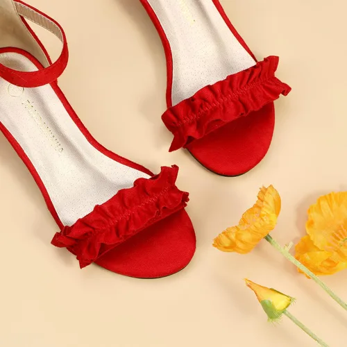 Miniatura 4 de PANDANINJIA Zapatos de vestir para niñas, zapatos de tacón para niñas, zapatos de vestir para niñas de flores, para boda, fiesta, Cynthia para niños