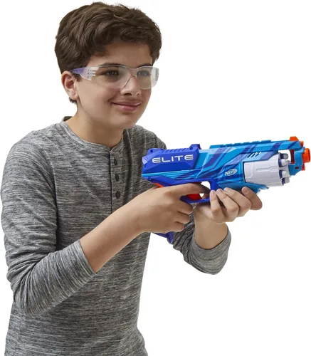 Miniatura 5 de Nerf Elite Disruptor Blaster Reflex, Slam Fire, azul (exclusivo de Amazon)