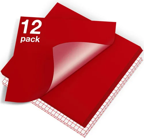 Miniatura 35 de Vinilo para Cricut – Juego de hojas de vinilo adhesivas permanentes – Hojas de vinilo de 12 x 12 pulgadas / 30.48 x 30.48 cm. y hojas de cinta