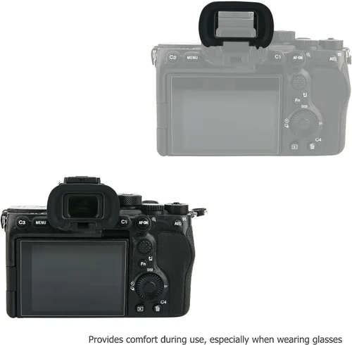 Miniatura 6 de Paquete de 2 oculares de silicona suave para Sony A7M5 A7 V A7 V A7 VI A9 III A7R V A7R6 A7R5 A7 IV A7M4 A7S III A1 A7V ILCE-1 A7SIII A7S3 cámara