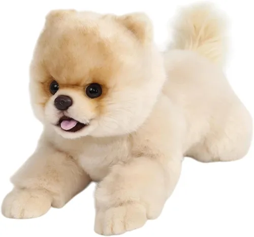 Miniatura 11 de CU-MATE Akita - Juguete de peluche para perro, realista y realista, suave, hecho a mano, para mentir, regalo para niños y niñas