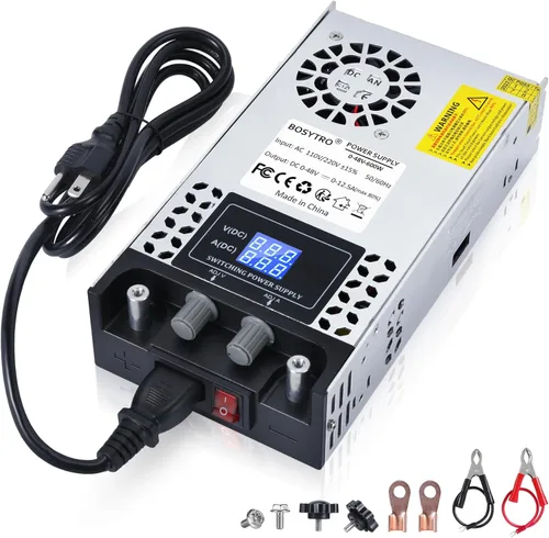 Miniatura 11 de Convertidor de CA a CC Fuente de alimentación de 48 V CC ajustable 0-48V 0-12.5A SMPS Max 600W Fuente de alimentación conmutada para tira LED, bomba