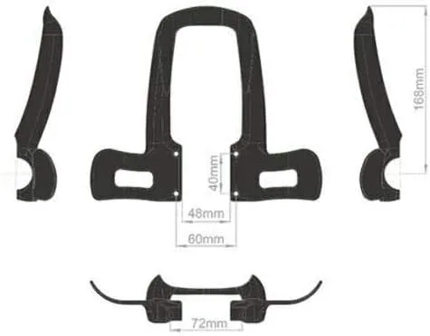 Miniatura 3 de Controltech Impel TT UD Carbon Aerobar Contrarreloj/Triatlón Rojo Deco, ST1770