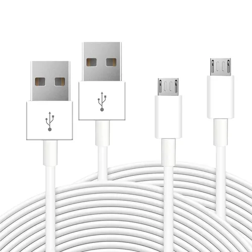 Miniatura 9 de 10ft 3M Micro USB Cable, Charging and Data Transfer, Micro USB Power Cord for Wyze Cam YI Camera Nest Cam Blink Netvue Kasa Cam Cloud Camera Furbo