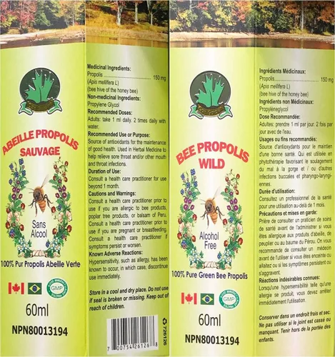 Miniatura 2 de Wild Bee Propolis - Propolis (60 ml)