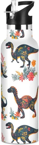 Miniatura 25 de Western Cowboy Boho Cactus Vast Wilderness, Reusable Water Bottle Insulated with Straw Double Wall Vacuum Insulated Leakproof and BPA Free for Gym 20