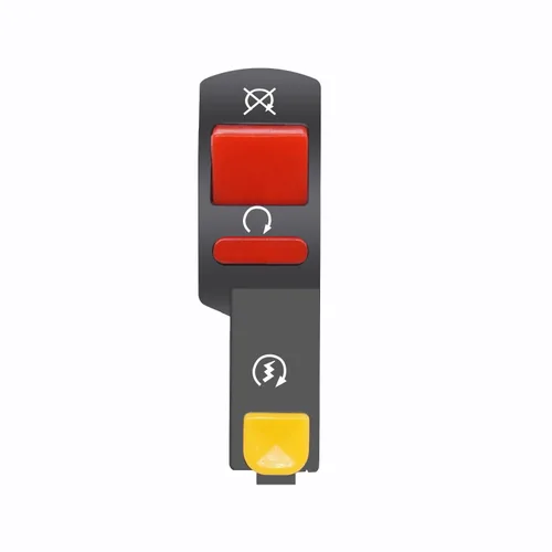 Miniatura 2 de weideer Interruptor universal de manillar de 12 V, encendido/apagado, 7/8 pulgadas, 0.866 in, interruptor de luz de motocicleta para scooter Pit