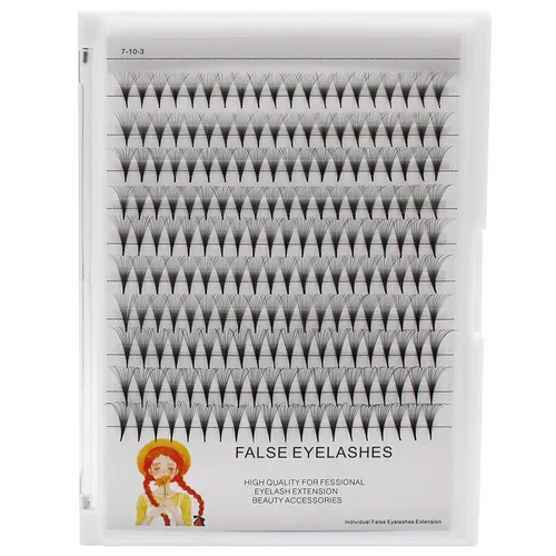 Miniatura 9 de Extensiones de pestañas postizas preamde 14D, rizado D, mezcla de 8-10-0.472-0.551 in/10-12-0.551-0.630 in/12-0.551-0.630 in/12-0.551-0.630 in