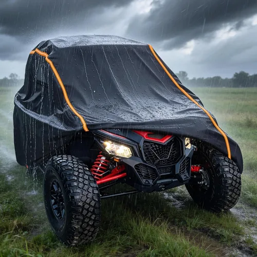 StarknightMT Funda UTV de 2 plazas, cubierta completa compatible con Can Am Maverick X3/Turbo / 900, Kawasaki, CFMOTO, RZR, Talon, SXS funda de