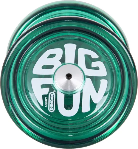 Duncan Toys Big Fun - Yoyó color aguamarina, sin respuesta, yoyó de nivel profesional, rodamiento cóncavo