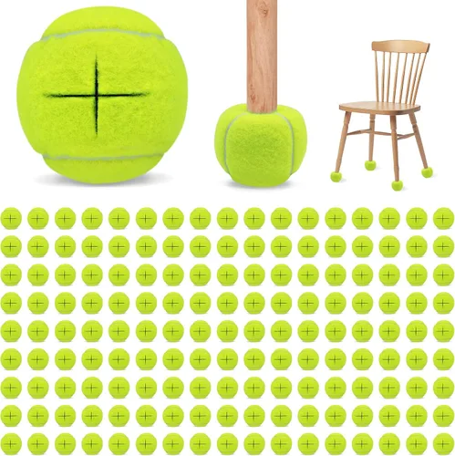 Magicorange Paquete de 120 pelotas de tenis precortadas a granel para sillas, pelotas de tenis de 2.5 pulgadas, fundas para patas de sillas para