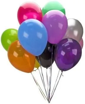 Miniatura 2 de Globos de látex de color azul real brillante, 12 pulgadas (paquete de 15), perfectos para fiestas, celebraciones y decoraciones navideñas
