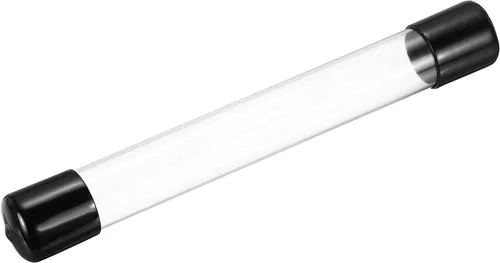 Miniatura 22 de MECCANIXITY Tubo de Almacenamiento Transparente 23x25mm Pequeño Tubo de Plástico Redondo con Tapas Botella Contenedor Rígido 300mm/12 Pulgadas