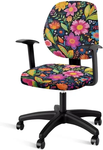 Miniatura 25 de Office Chair Covers with Arms Trendy American Flag Lightweight Computer Chair Slipcover Set of 2 Elastic Fabric Furniture Protector for Swivel