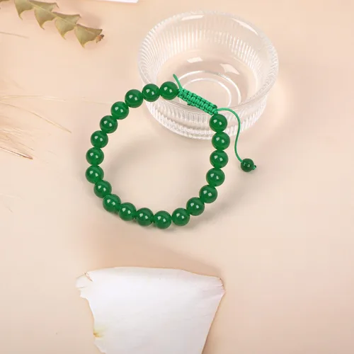 Miniatura 56 de AD Beads Pulseras de piedras preciosas unisex de 0.315 pulgadas (0.315 in), macramé curativo ajustable de 7 a 9 pulgadas Usa esta pulsera