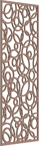 Miniatura 83 de Latrobe Paneles de pared decorativos de madera con calado, 9 3/8 pulgadas de ancho x 24 3/8 pulgadas de alto x 3/8 de alto, roble rojo rojo (Red Oak)
