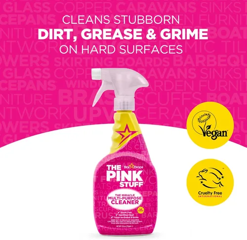 Miniatura 2 de Stardrops The Pink Stuff Miracle - Limpiador multiusos – Elimina grasa, suciedad y manchas en cocinas, baños, suelos y más, 25 onzas líquidas