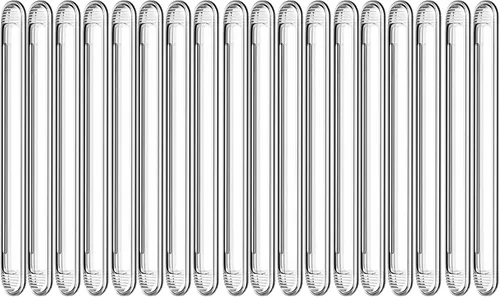 Miniatura 9 de Parachoques transparentes para muebles 4 unidades (2 largas y 2 cortas) - Almohadillas de pared protectoras de goma de silicona con respaldo