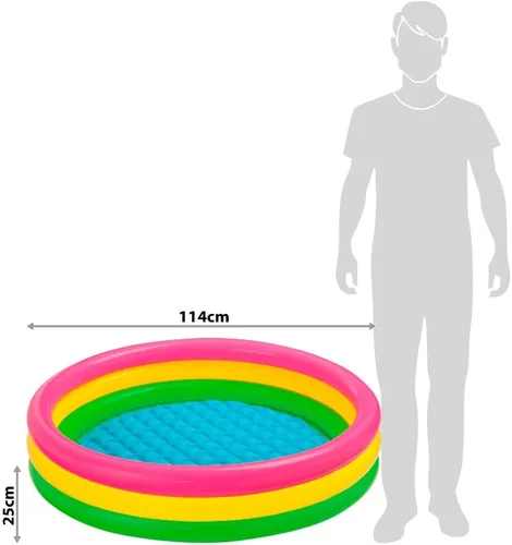 Miniatura 4 de Intex - Piscina de tres anillos Sunset Glow de 45