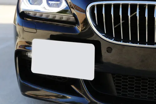 Miniatura 7 de Soporte para placa matrícula para BMW, Negro