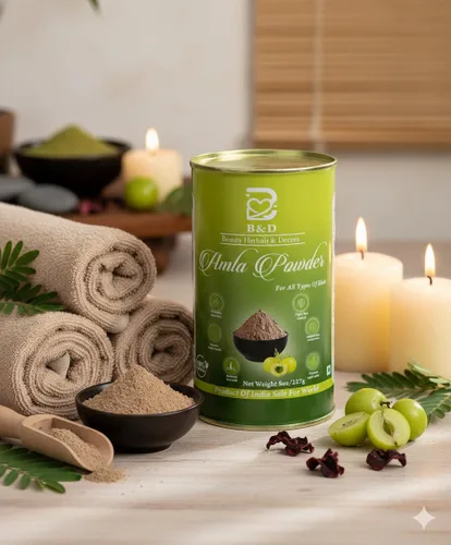 Miniatura 4 de Amla Powder 100% puro y natural Cuidado del cabello y la piel a base de hierbas Previene la caída del cabello, aumenta la inmunidad