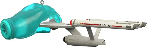 Miniatura 2 de Hallmark Keepsake – Adorno navideño de recuerdo 2023, Star Trek La Mano de Apolo, Regalos para Trekkies