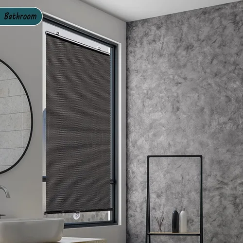 Miniatura 5 de Cortina retráctil con ventosa, parasol enrollable retráctil para ventana, protector solar telescópico con aislamiento UV para ventana de coche, casa
