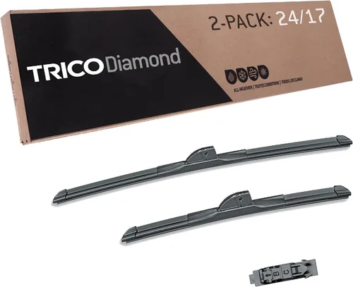 Miniatura 54 de TRICO Gold 21" + 19" Juego de 2 limpiaparabrisas de repuesto automotriz de primera calidad, limpiaparabrisas de haz para lado del pasajero