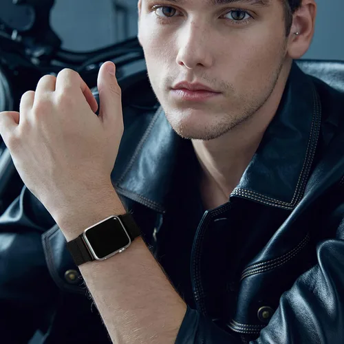 Miniatura 7 de DaQin Paquete de 3 bandas elásticas Solo Loop compatibles con Apple Watch para hombres de 1.93 pulgadas, 1.81 pulgadas, 1.77 pulgadas, 1.73