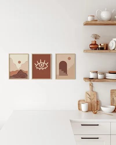 Miniatura 6 de HAUS AND HUES - Marco de fotos de madera de roble beige de 9 x 12 pulgadas - Arte de pared de madera moderna - Marco ligero de 9 x 12 pulgadas