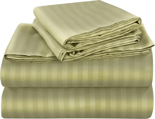 Miniatura 17 de ROYALE LINENS Juego de 4 sábanas King - Ropa de cama de microfibra cepillada suave de 1800 hilos - 1 sábana ajustada y 1 sábana lisa, 2 fundas