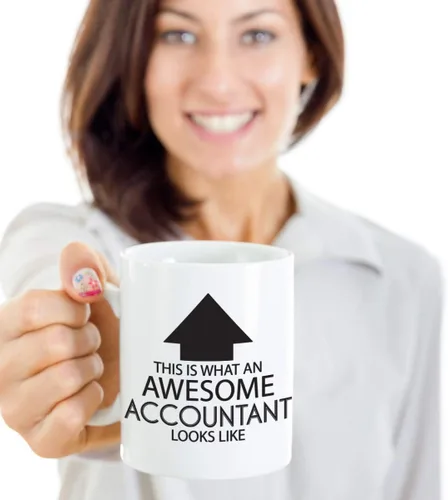 Miniatura 5 de Taza de café divertida de ocupación – This Is What An Awesome Accountant Looks Like – Inspirador sarcasmo cumpleaños Navidad Humor idea de regalo