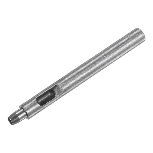 Miniatura 3 de HARFINGTON Perforadora de cuero de 0.197 in, recta, redonda, con ojales, remache a presión, fijador para cuero, artesanía, ropa, bolso, cortina