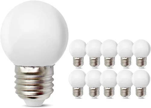 Miniatura 11 de Bombillas LED de color púrpura oscuro rosado 1 vatio de bajo lúmen, luz nocturna de 10 vatios equivalente, base media E26/E27, iluminación