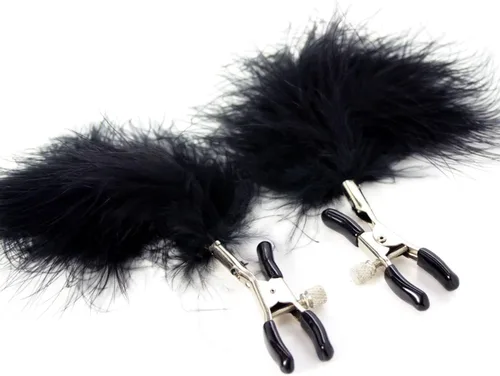 Miniatura 3 de BDSM - Abrazaderas de pezón de pluma, juguete sexual para parejas, para hombres, mujeres, juego de bondage, utilizado para abrazadera o cosquillas