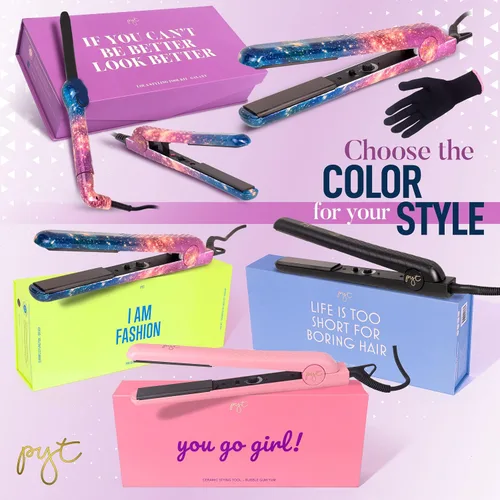 Miniatura 6 de PYT Lola Tool Kit 1.25 Plancha Plana 1 Varita Curling 0.748 in 1 Mini Plancha De Pelo