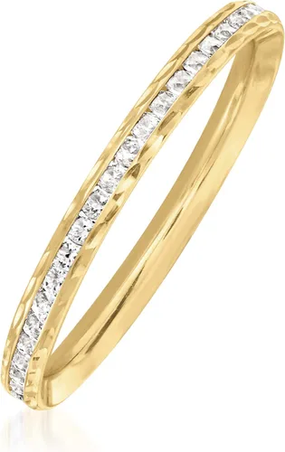 Miniatura 3 de Ross-Simons Anillo de eternidad con circonita cúbica de 0,70 qt en oro amarillo de 14 quilates
