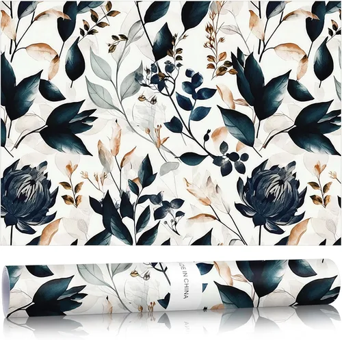 Miniatura 9 de Gersoniel 10 hojas de forros de cajones para aparadores, revestimientos de cajones perfumados, papel perfumado no adhesivo para estantes fragantes