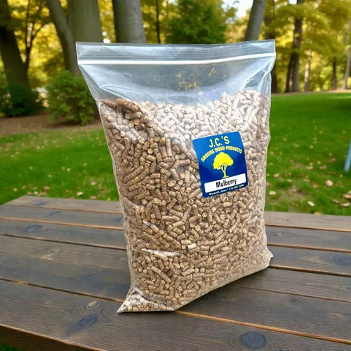 Miniatura 2 de J.C. 's Smoking Madera Pellets – 9 Lb – Bolsa para Apple