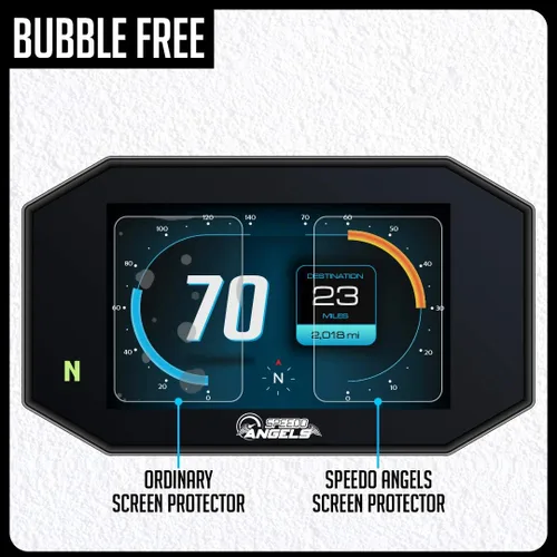 Miniatura 8 de Speedo Angels Protector de pantalla de salpicadero puede usarse con V7 III Milano/Special (2017+) 3 x Ultra Clear