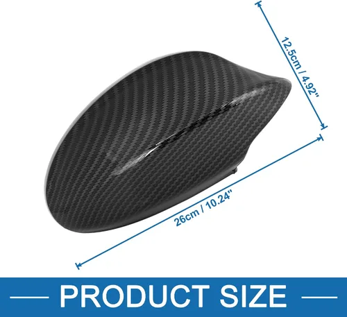 Miniatura 3 de Cubierta del espejo retrovisor 51167135098 51167135097 para BMW 328xi 2007-2008 plástico negro (juego de 2)