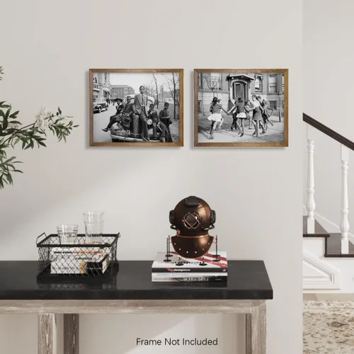 Miniatura 4 de Arte de pared con fotos afroamericanas vintage - Regalos para el Mes de la Historia Negra, Día de MLK - Impresiones de imágenes retro para maestros
