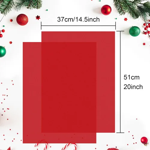 Miniatura 2 de CHRORINE 60 hojas de papel de seda rojo, papel de seda para regalos de Navidad, papel de seda para envolver arte, papel de seda a granel