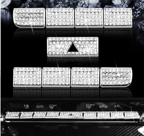 Miniatura 16 de Accesorios brillantes para Mercedes Benz 2019-2024 Clase A B CLA GLA GLB apliques de diamantes de imitación