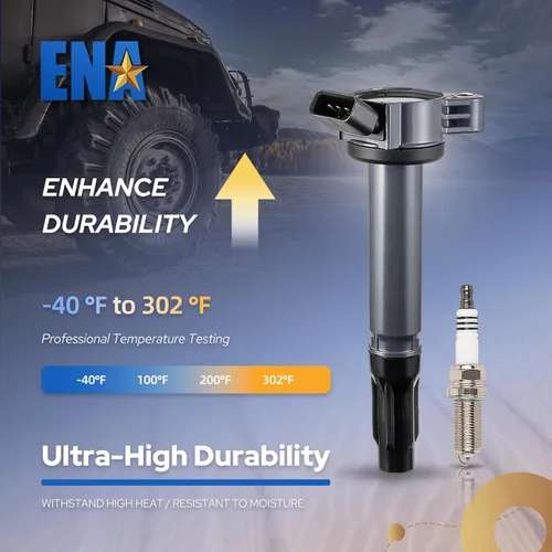 Miniatura 3 de ENA Paquete de 6 bujías de bobina de encendido UF487 3.5 V6 compatible con Lexus Toyota Avalon Highlander Camry Highlander RAV4 Sienna Venza RX450h