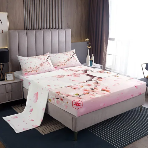 Miniatura 41 de Erosebridal Juego de sábanas tamaño individual de cola de sirena para niños, decoración de habitación de sirena, sábana bajera ajustable