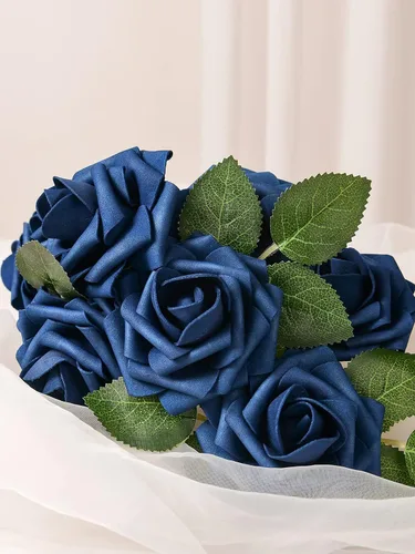 Miniatura 3 de Flores artificiales – Flores falsas para arreglos florales, centros de mesa, ramos de boda y decoración rústica para el hogar, flores sintéticas
