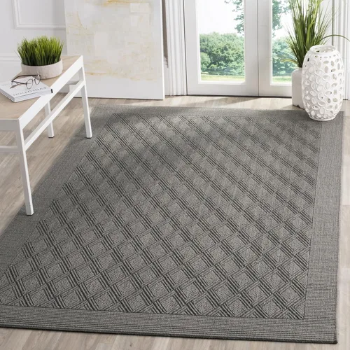 Miniatura 19 de SAFAVIEH Palm Beach Collection - Alfombra decorativa de 2 x 3 pies, diseño de ceniza, sisal y yute, ideal para zonas de alto tráfico en entrada